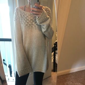 White House Black Market Sparkle Sweater